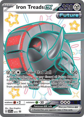 Pokémonkaart Iron Treads ex nummer 73/14 uit de set Scarlet & Violet Black Star Promos (Scarlet & Violet)