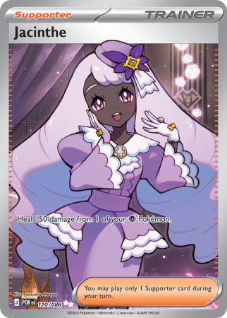 Pokémonkaart Jacinthe nummer 110/88 uit de set Perfect Order (Mega Evolution)