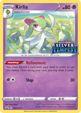 Pokémonkaart Kirlia nummer SWSH271/103 uit de set SWSH Black Star Promos (Sword & Shield)