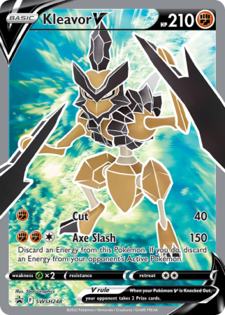 Pokémonkaart Kleavor V nummer SWSH248/103 uit de set SWSH Black Star Promos (Sword & Shield)
