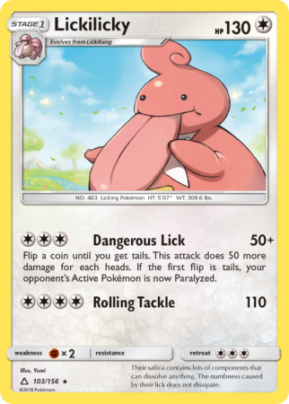 Lickilicky 103/156 Sun & Moon Ultra Prism