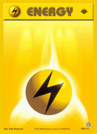 Lightning Energy 109/111 Neo Neo Genesis
