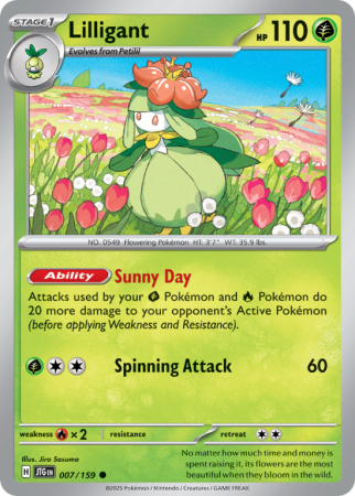 Pokémonkaart Lilligant nummer 7/159