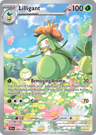 Pokémonkaart Lilligant nummer 92/86