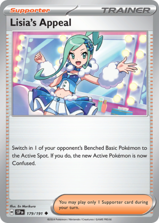 Pokémonkaart Lisia's Appeal nummer 179/191