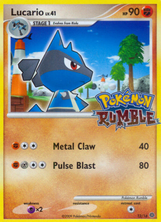 Lucario 12/16 Other Pokémon Rumble
