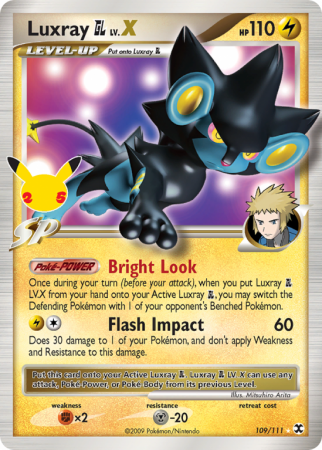 Luxray GL LV.X 109/25 Sword & Shield Celebrations: Classic Collection