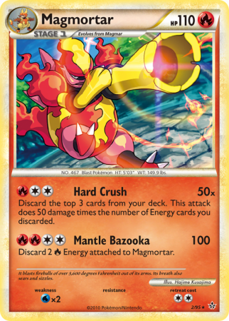 Magmortar 2/95 HeartGold & SoulSilver HS—Unleashed