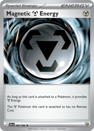 Pokémonkaart Magnetic Metal Energy nummer 85/86 uit de set Chaos Rising (Mega Evolution)