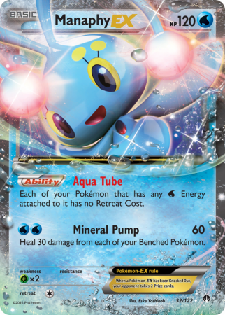 Manaphy-EX 32/122 XY BREAKpoint