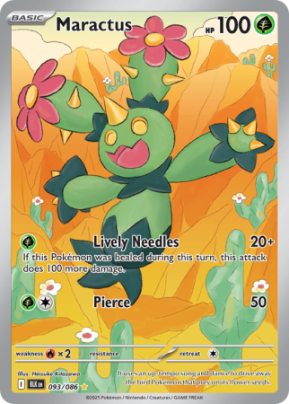 Pokémonkaart Maractus nummer 93/86