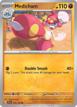 Pokémonkaart Medicham nummer 79/142