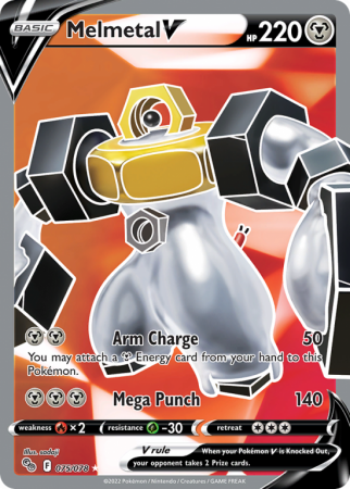 Melmetal V 75/78 Sword & Shield Pokémon GO