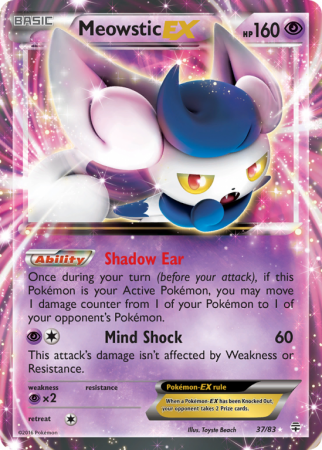Meowstic-EX 37/115 XY Generations