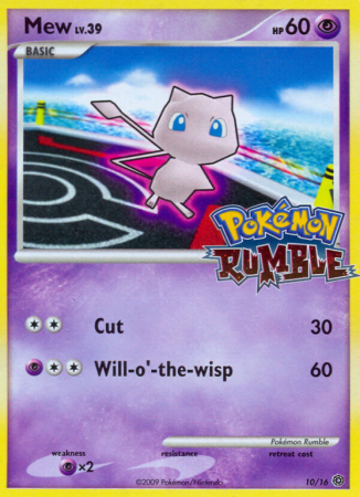 Mew 10/16 Other Pokémon Rumble