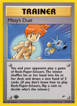 Misty's Duel 123/132 Gym Gym Heroes