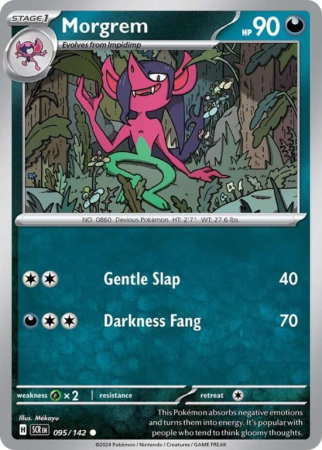 Pokémonkaart Morgrem nummer 95/142