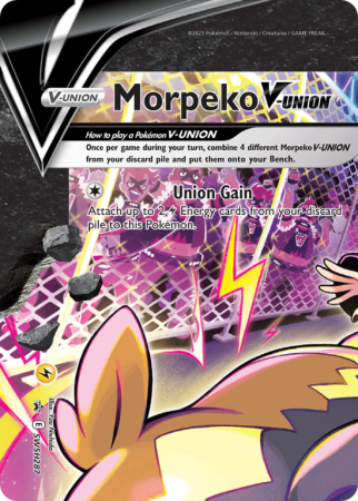 Pokémonkaart Morpeko V-UNION nummer SWSH287/103 uit de set SWSH Black Star Promos (Sword & Shield)