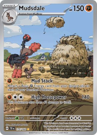 Pokémonkaart Mudsdale nummer 175/162