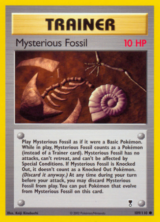 Mysterious Fossil 109/110 Other Legendary Collection
