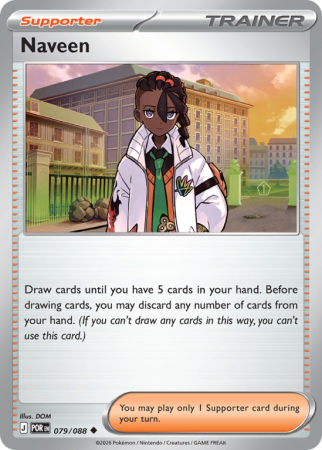 Pokémonkaart Naveen nummer 79/88