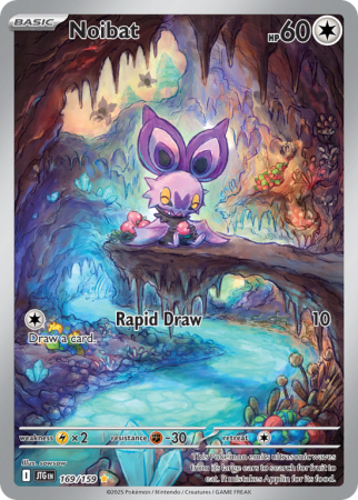 Pokémonkaart Noibat nummer 169/159 uit de set Journey Together (Scarlet & Violet)