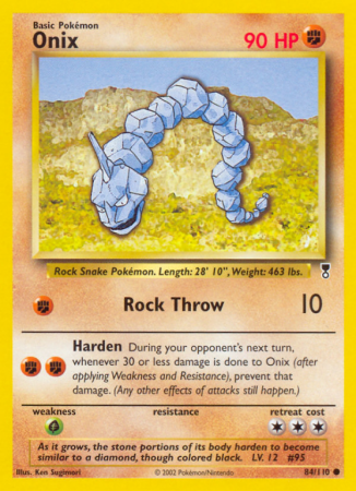 Onix 84/110 Other Legendary Collection