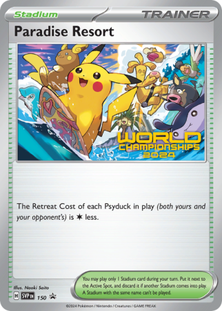 Pokémonkaart Paradise Resort nummer 150/14 uit de set Scarlet & Violet Black Star Promos (Scarlet & Violet)