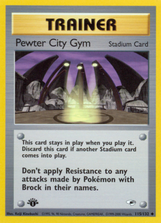 Pewter City Gym 115/132