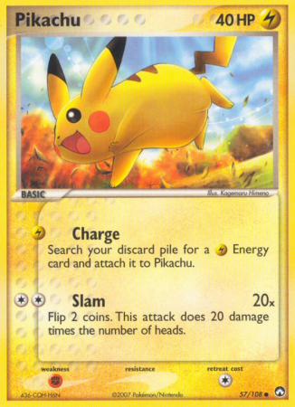Pikachu 57/108