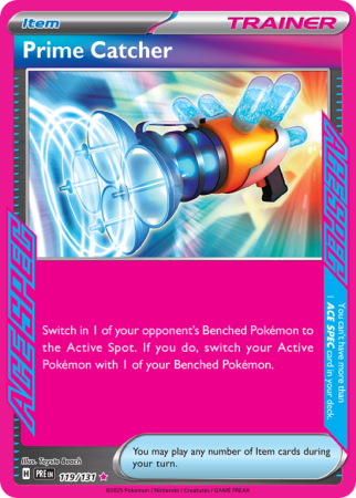 Pokémonkaart Prime Catcher nummer 119/131 uit de set Prismatic Evolutions (Scarlet & Violet)