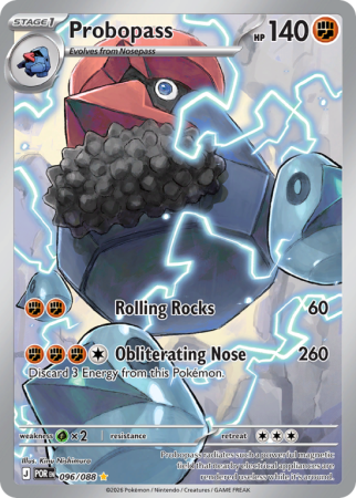Pokémonkaart Probopass nummer 96/88 uit de set Perfect Order (Mega Evolution)