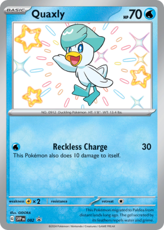 Pokémonkaart Quaxly nummer 82/14