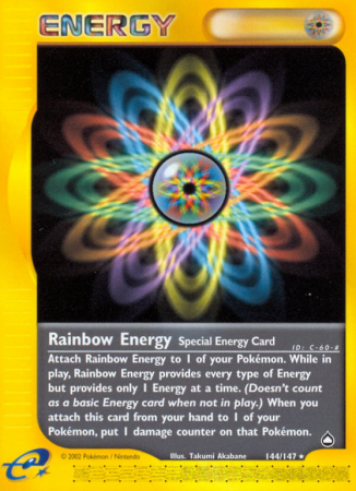 Rainbow Energy 144/186 E-Card Aquapolis