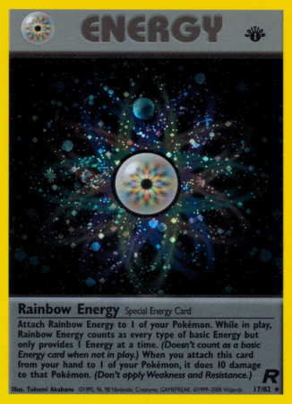 Rainbow Energy 17/83 Base Team Rocket