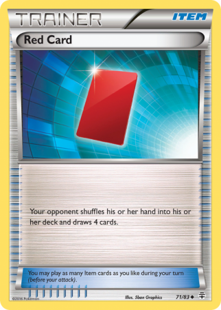 Red Card 71/115 XY Generations