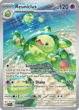 Pokémonkaart Reuniclus nummer 171/162