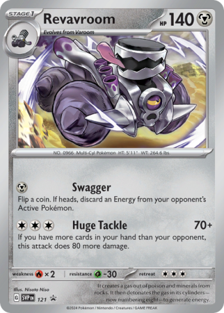 Pokémonkaart Revavroom nummer 121/14 uit de set Scarlet & Violet Black Star Promos (Scarlet & Violet)