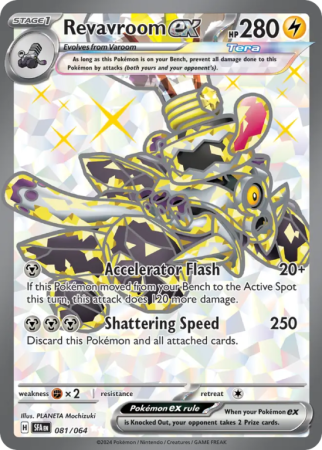 Pokémonkaart Revavroom ex nummer 81/64 uit de set Shrouded Fable (Scarlet & Violet)