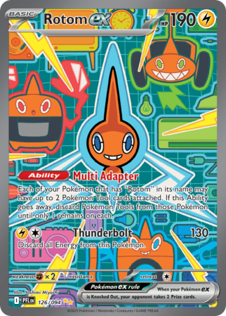 Pokémonkaart Rotom ex nummer 126/94