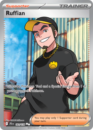 Pokémonkaart Ruffian nummer 181/159