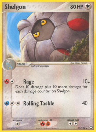 Shelgon 39/108 EX Power Keepers