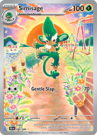 Pokémonkaart Simisage nummer 90/86