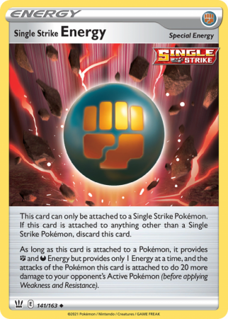 Single Strike Energy 141/163