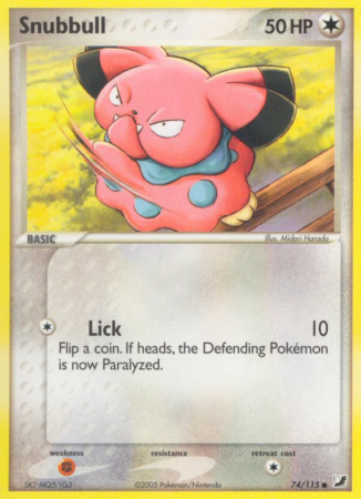 Snubbull 74/115 EX Unseen Forces