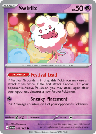 Swirlix 89/167 Scarlet & Violet Twilight Masquerade