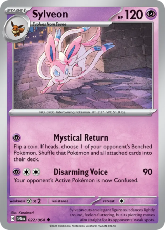 Sylveon 22/64 Scarlet & Violet Shrouded Fable