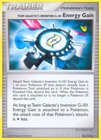 Team Galactic's Invention G-101 Energy Gain 116/127