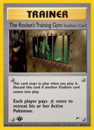 The Rocket's Training Gym 104/132 Gym Gym Heroes