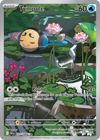 Pokémonkaart Tympole nummer 103/86